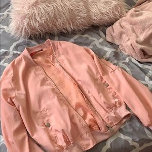 Pink Bomber Jacket